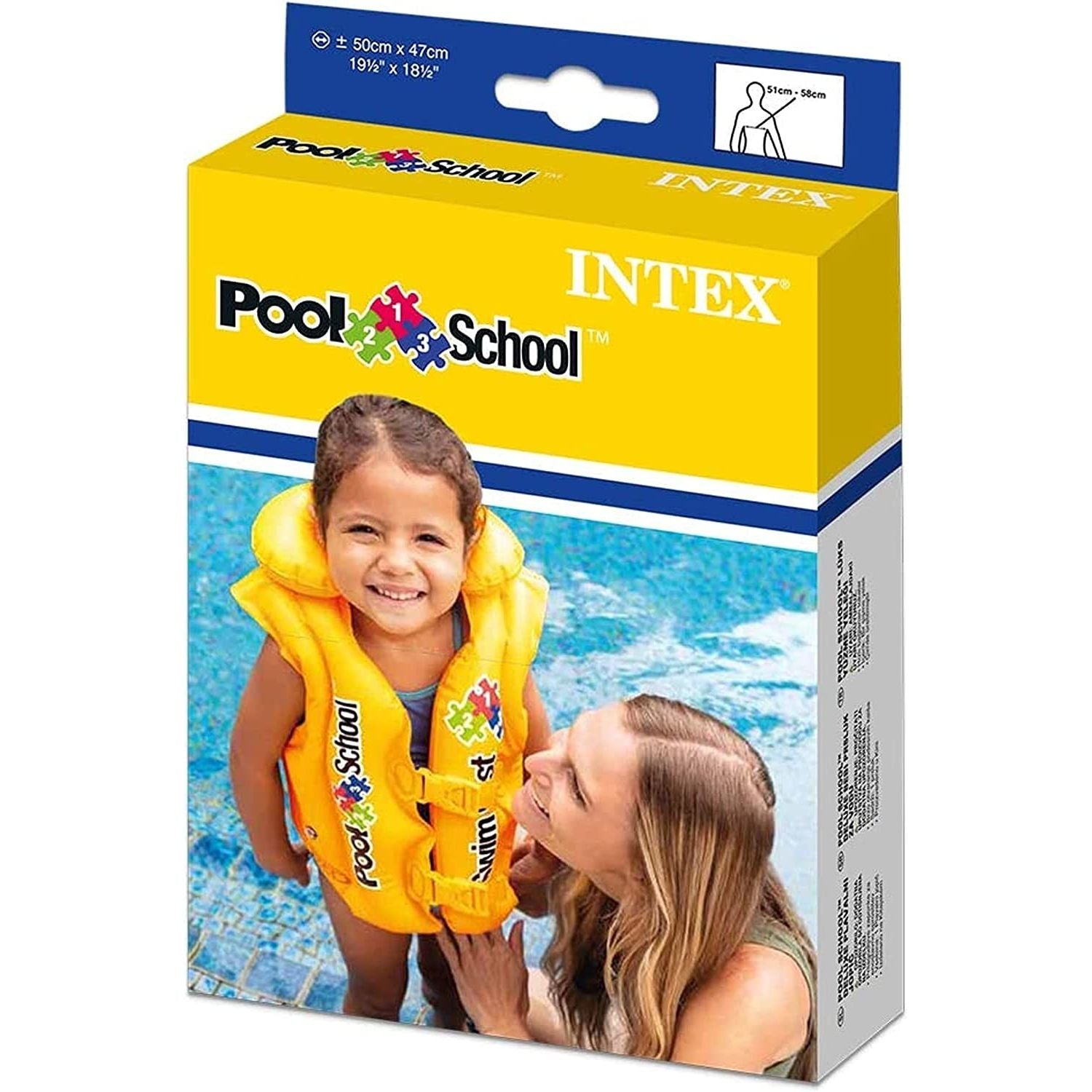 Intex 58660 Giubbino Salvagente Gonfiabile per Bambini Gilet