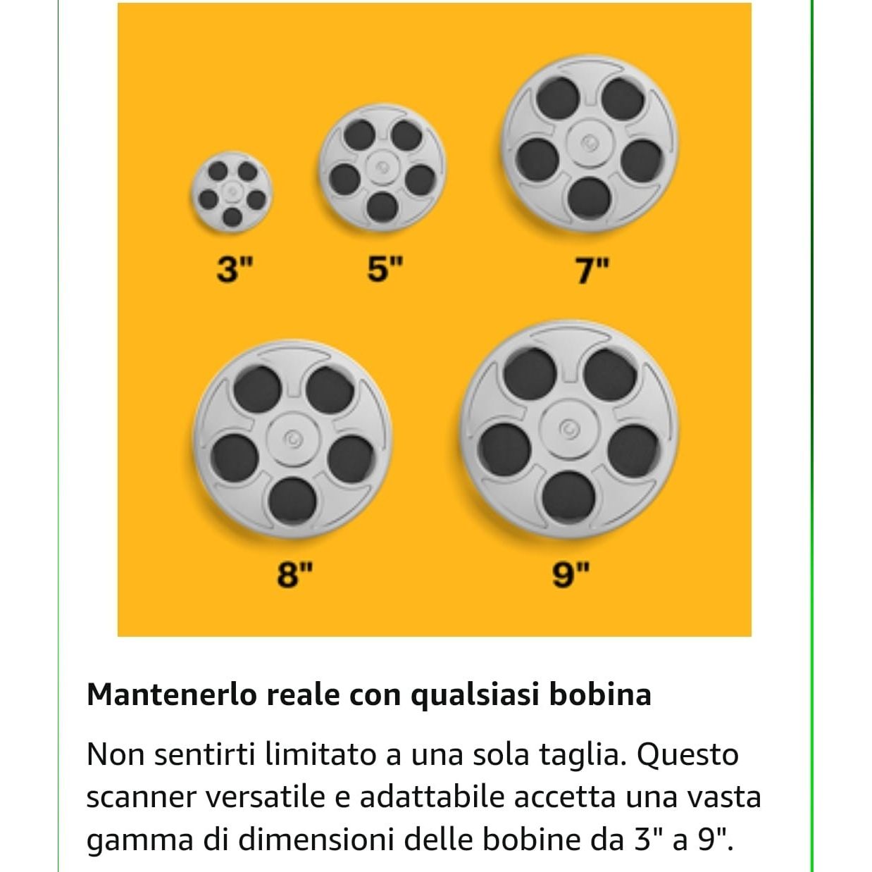 Kodak REELS FILM DIGITIZER GARANZIA ITALIA POLYPHOTO 2 ANNI