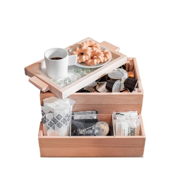 Inca Kit Porta Cialde In Legno Di Faggio Colore Naturale