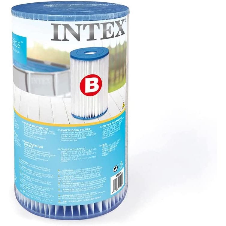 Intex 29005 Cartuccia Filtro Grande Tipo B OFFERTA PER 6 PEZZI