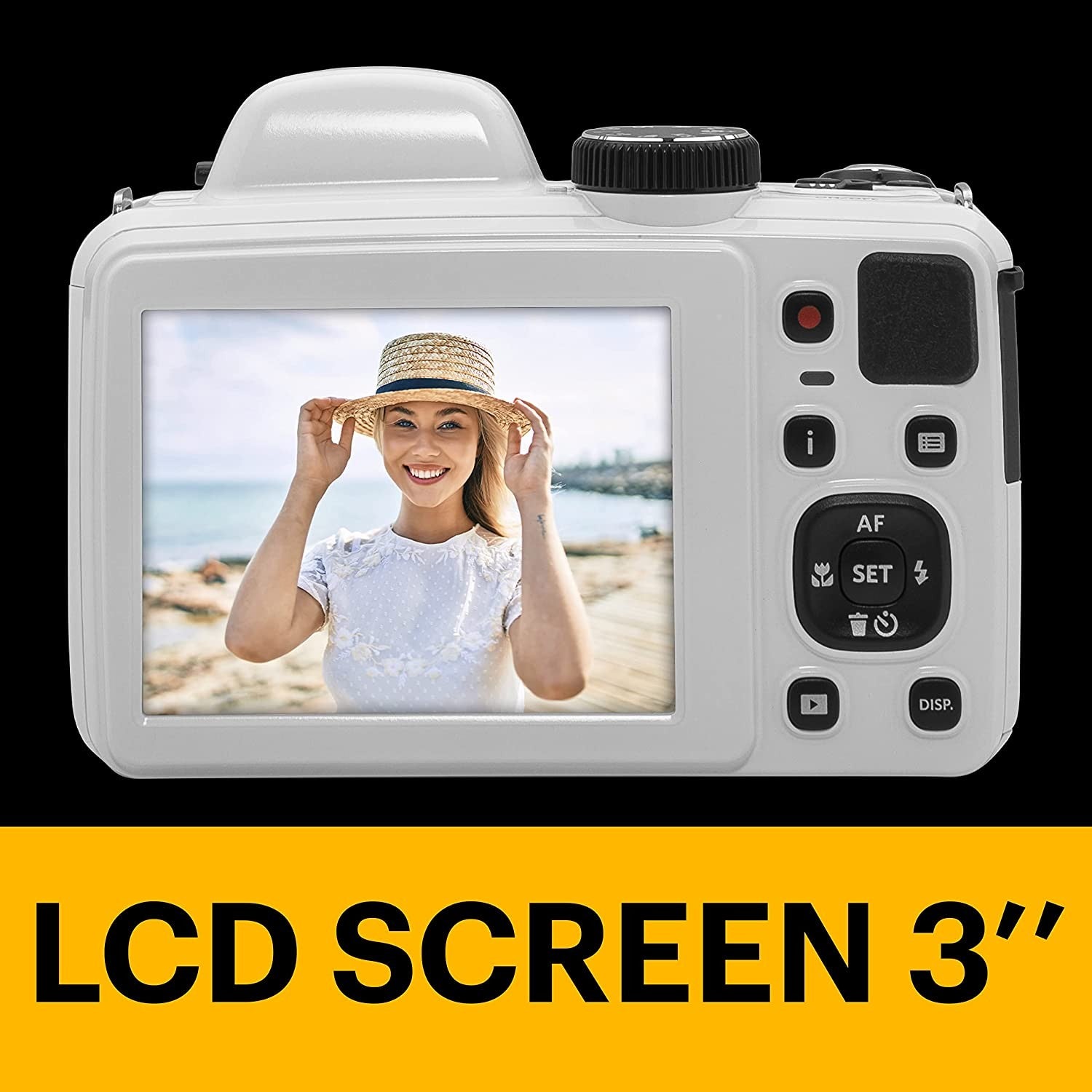 Kodak PixPro AZ425 BRIDGE CAMERA WHITE GARANZIA UFFICIALE ITALIA 2 ANNI