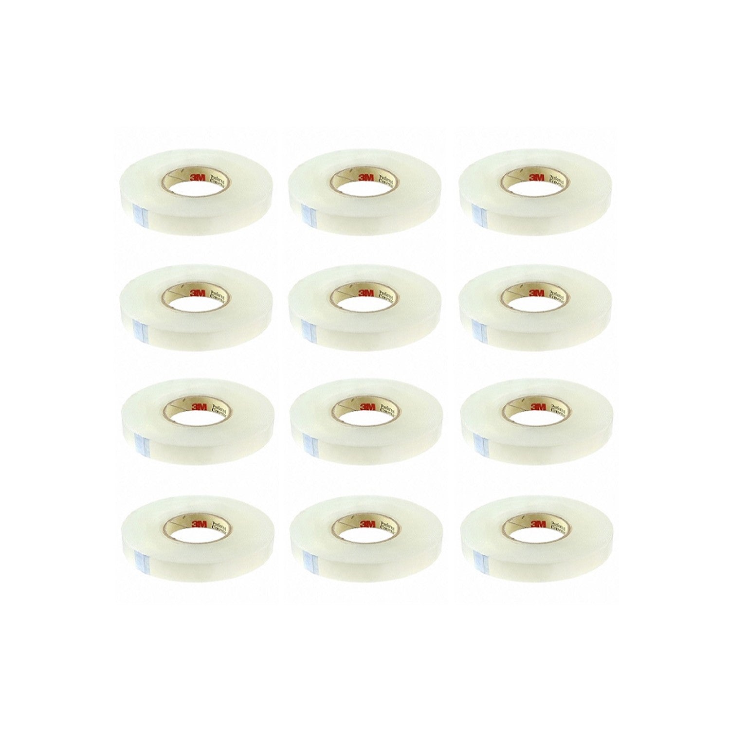 Scotch 3M ROTOLI BIADESIVO 12mmx44mt sistema (Confezione da 12 rotoli)