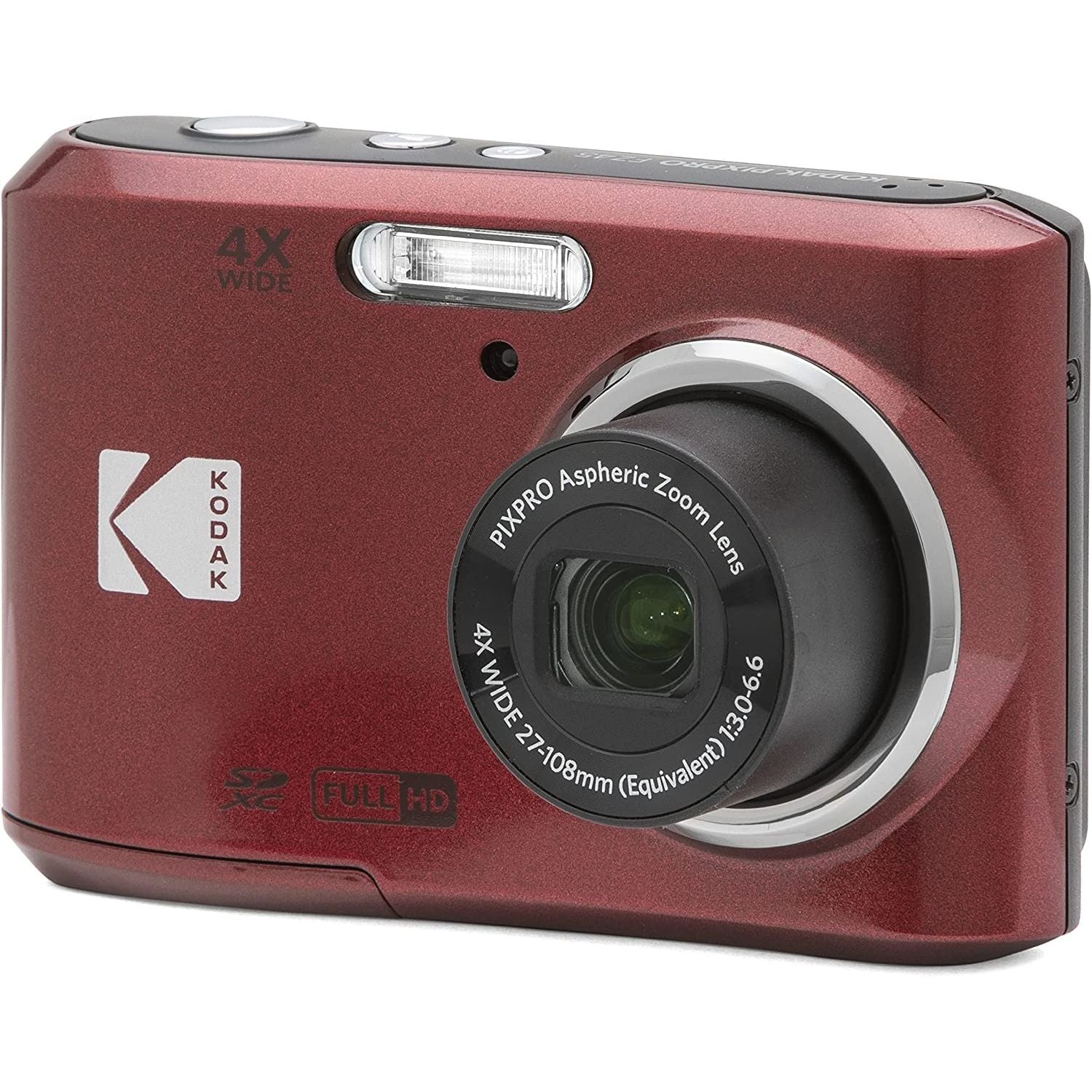 Kodak FZ45 COMPACT CAMERA RED GARANZIA UFFICIALE ITALIA 2 ANNI