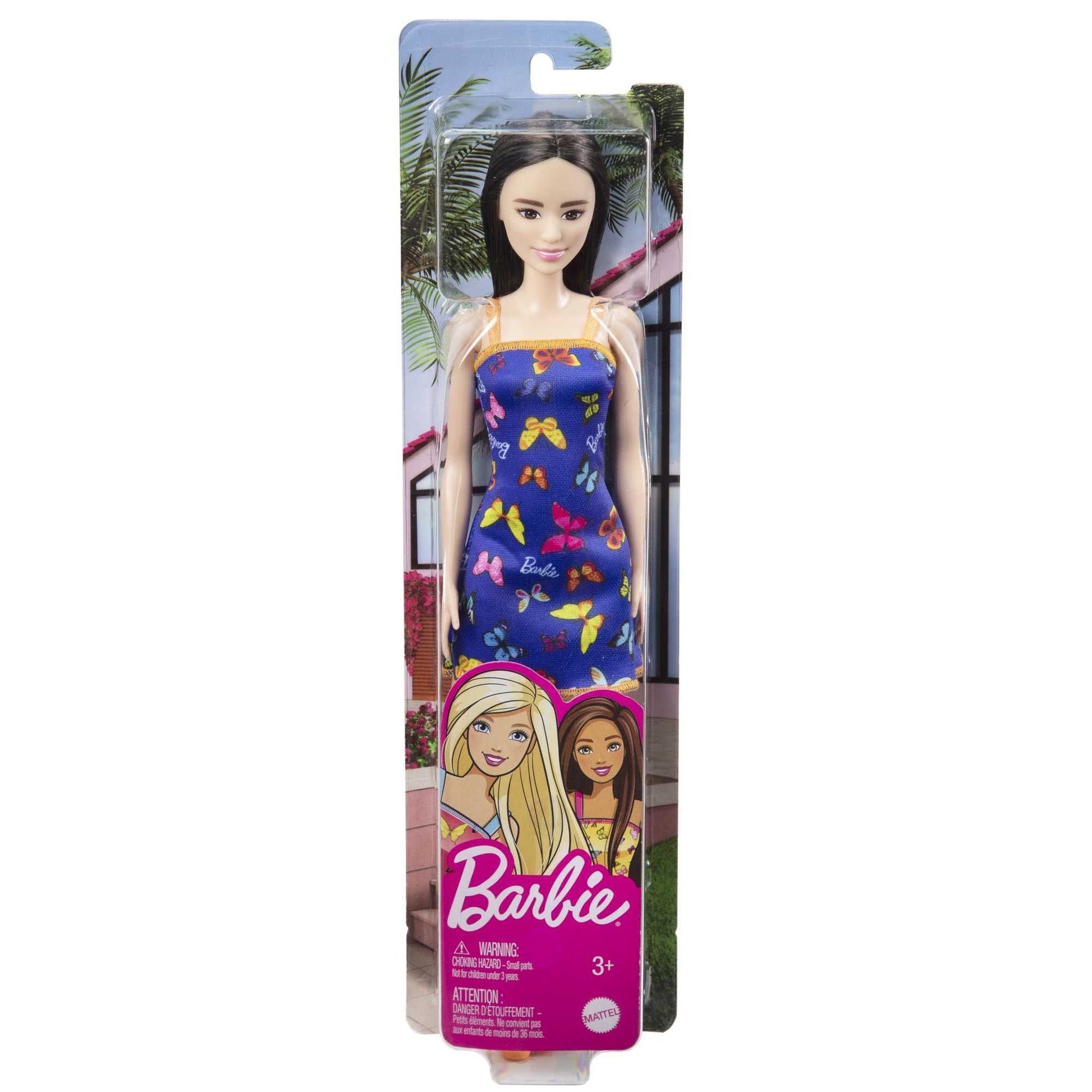 Barbie Bambola Butterfly Print Blu