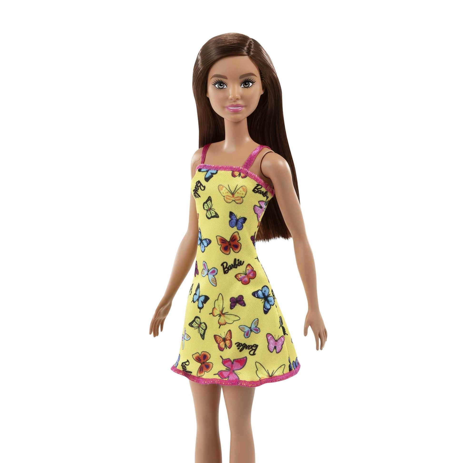 Barbie Bambola Butterfly Print Yellow
