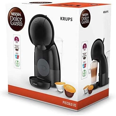 KRUPS NESCAFE' MACCHINA DA CAFFE' DOLCE GUSTO PICCOLO XS BK GARANZIA UFFICIALE ITALIA 2 ANNI