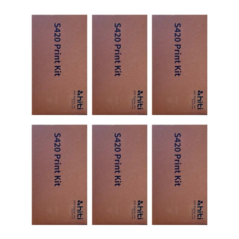 Hiti S420 Carta Fotografica 100 fogli 10x15 cm s 400/420 (confezione da 6)