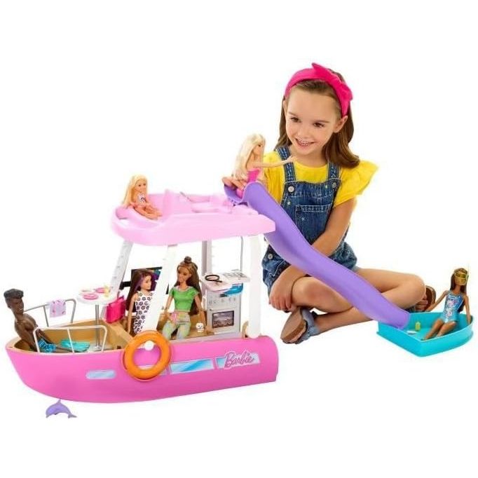 Barbie Boat with Pool and Slide