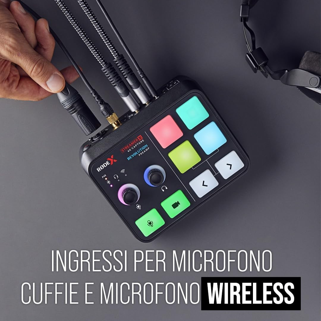 RODE STREAMER X AUDIO VIDEO CAPTURE GARANZIA ITALIA NITAL 2 ANNI