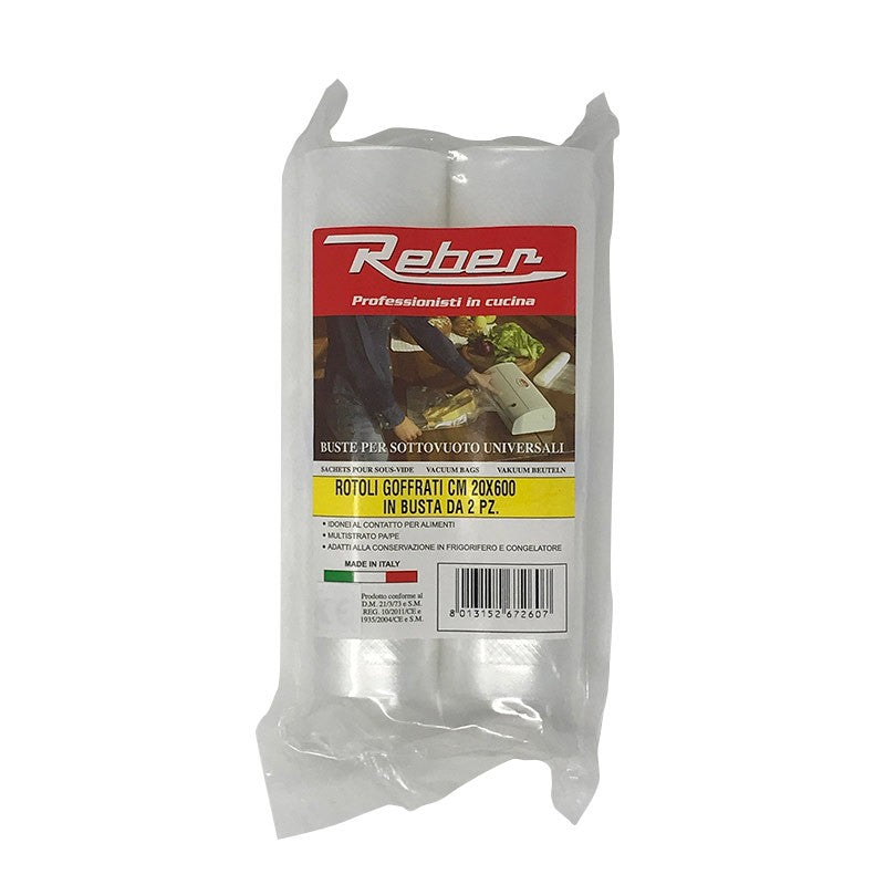 REBER BUSTA 2 ROTOLI GOFFRATI cm.20x600