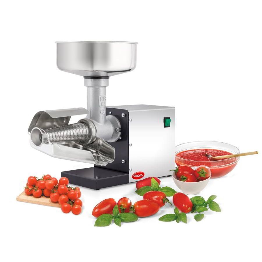 REBER 10900 N PASSAPOMODORO ELETTRICO CARENATO INOX E ACCESSORI INOX