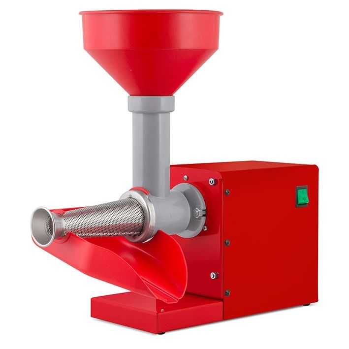 REBER 10902 N PASSAPOMODORO ELETTRICO CARENATO ROSSO ACCESSORI PLASTICA