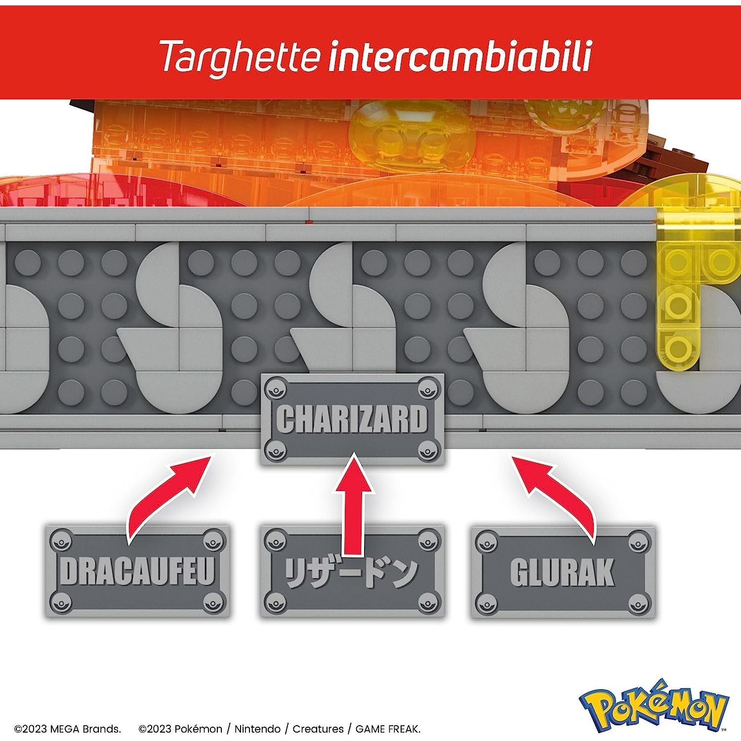 Mega Pokémon Kinetic Charizard, set da costruzione da 1664 pezzi