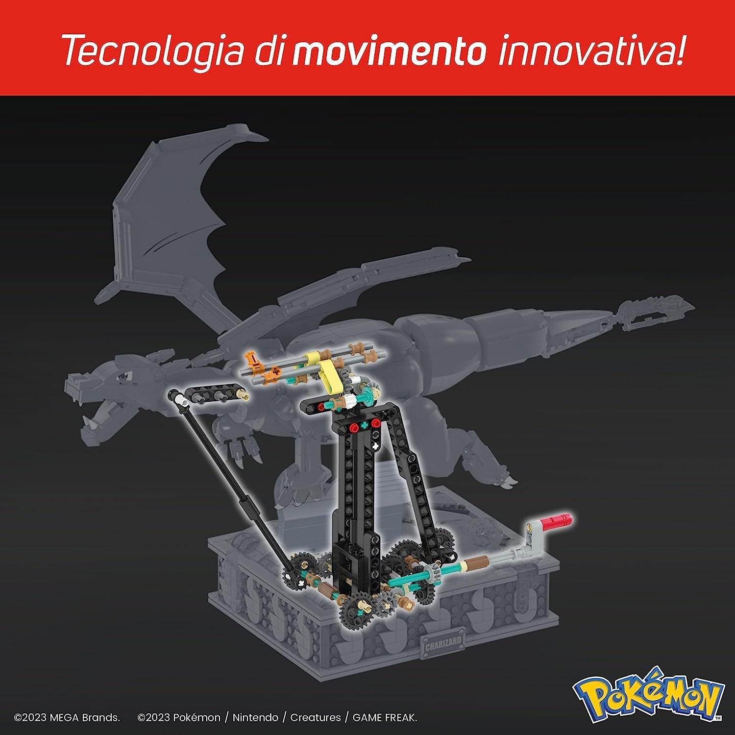 Mega Pokémon Kinetic Charizard, set da costruzione da 1664 pezzi