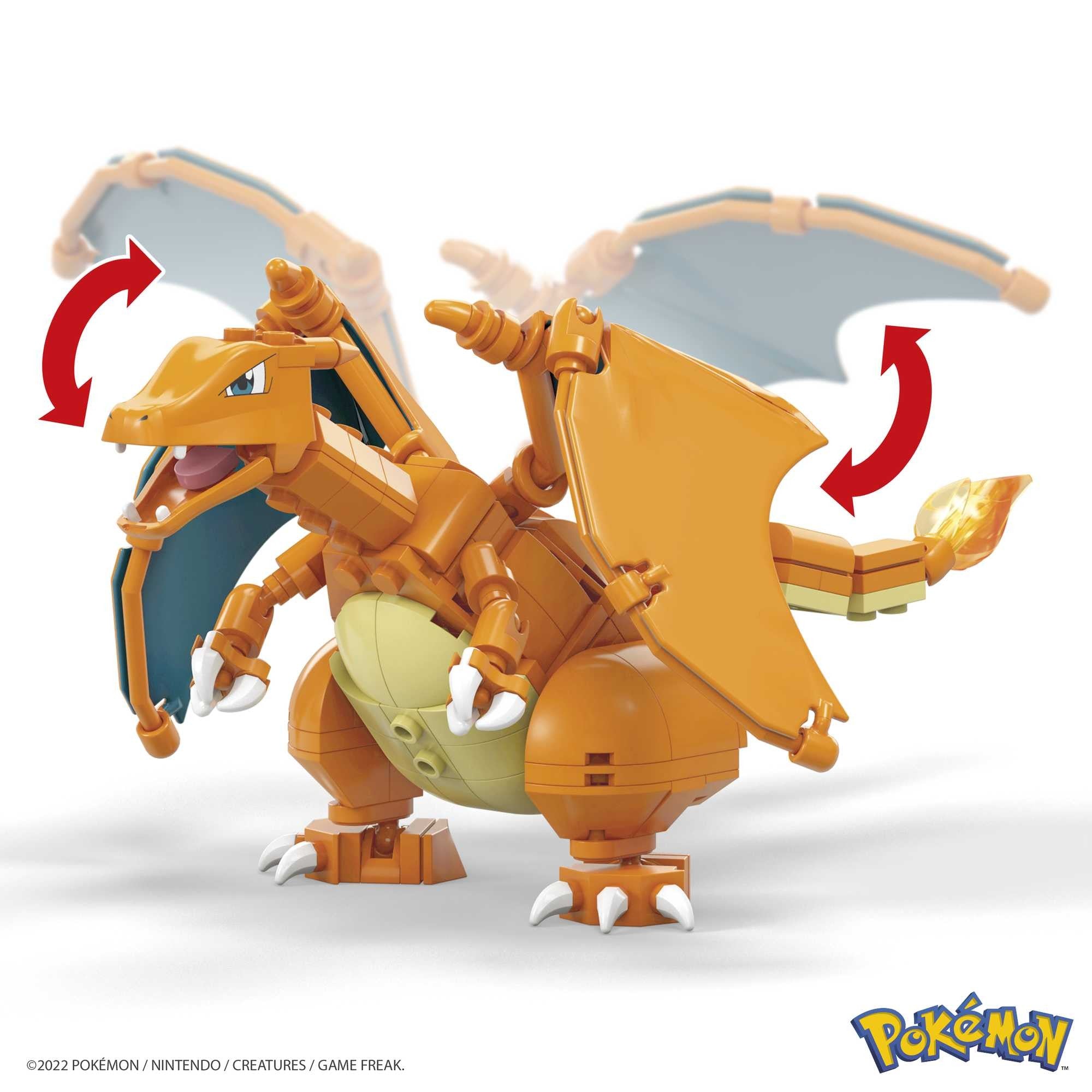 Mega Pokémon Charizard Set da Costruzione, 10cm