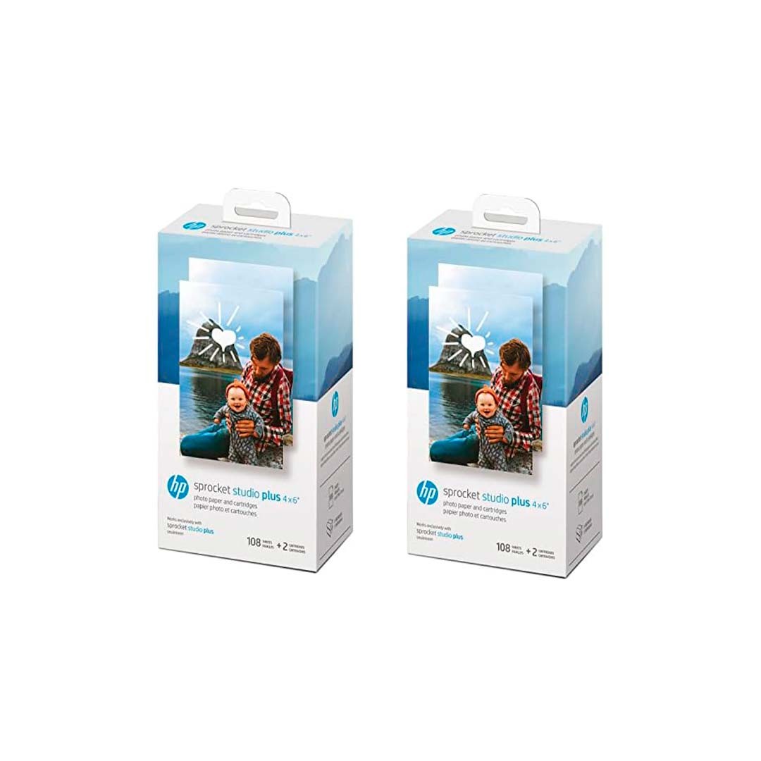 HP CARTA 10X15CM 108 PACK (Confezione da 2) SPEDIZIONE GRATUITA