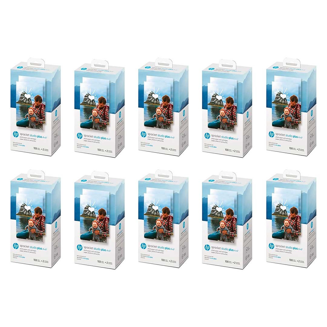 HP CARTA 10X15CM 108 PACK (Confezione da 10) SPEDIZIONE GRATUITA