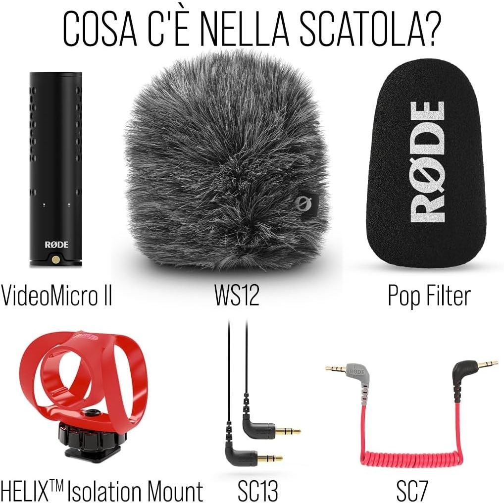 RODE MICROFONO VIDEOMICRO II GARANZIA UFFICIALE NITAL