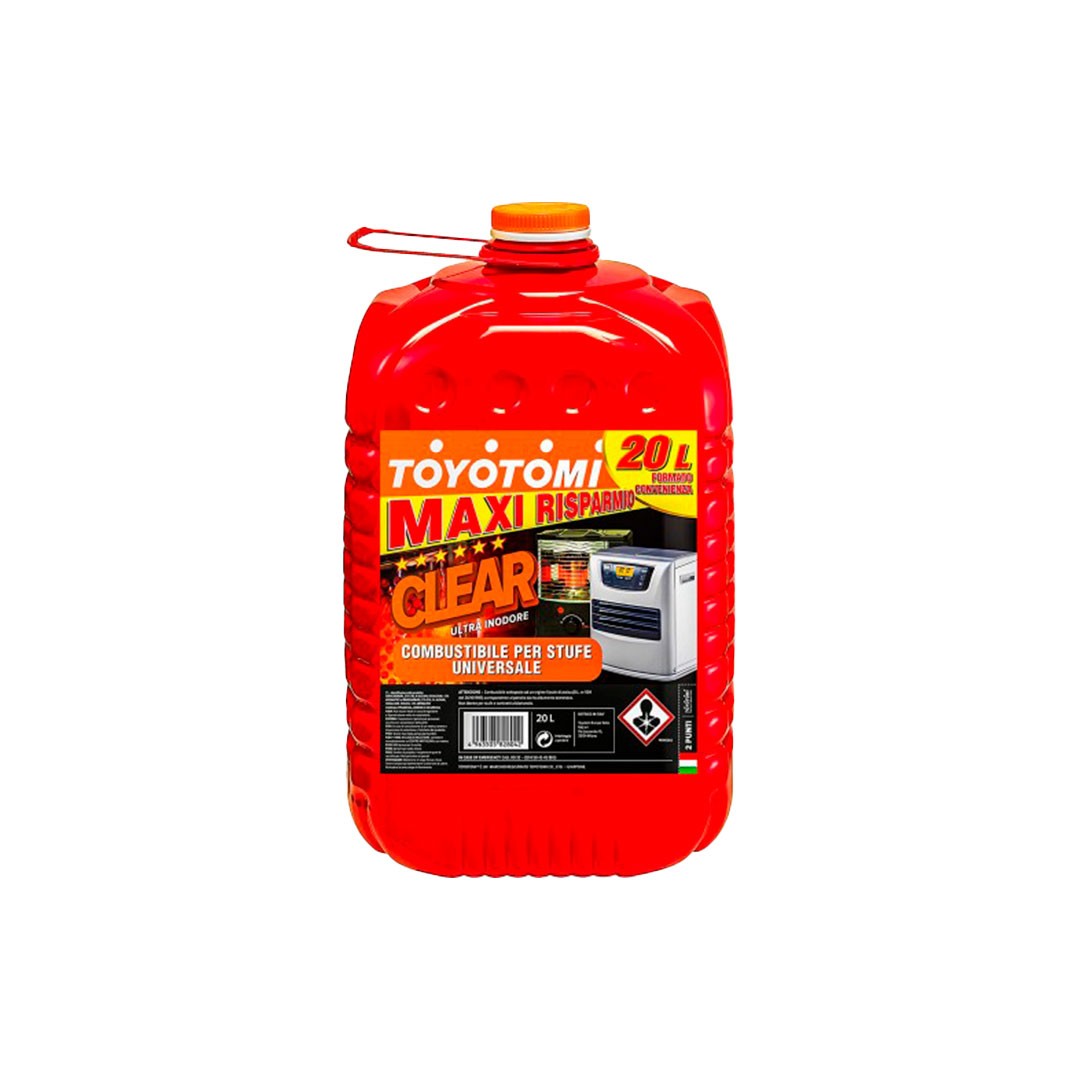 TOYOTOMI Tanica Clear 20 Lt Combustibile Per Stufe (Confezione da 1)