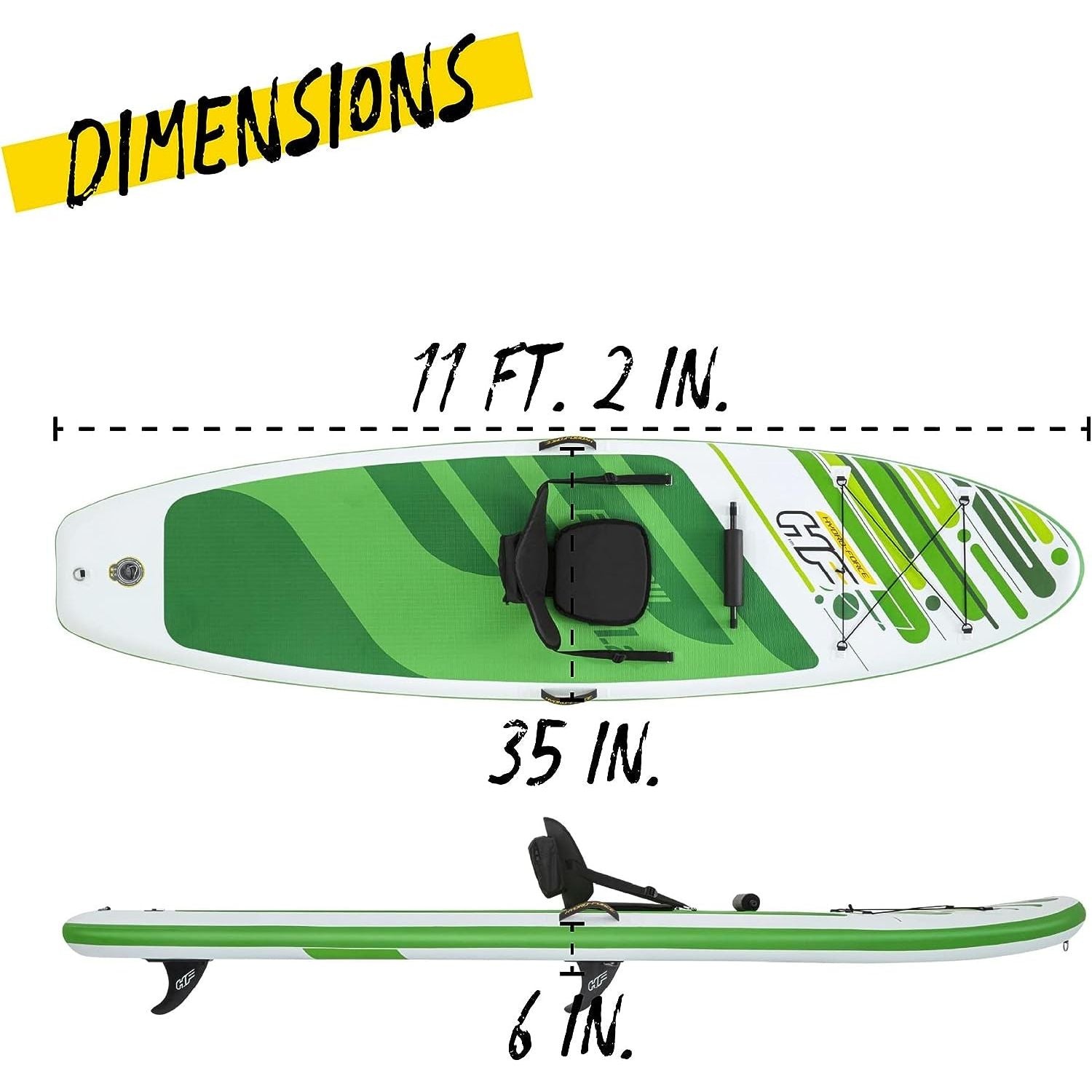 Bestway Sup Kayak Freesoul Set Convertibile Da 3,40 m