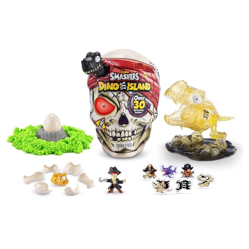 Smashers Dino Island Teschio Gigante, Multicolore