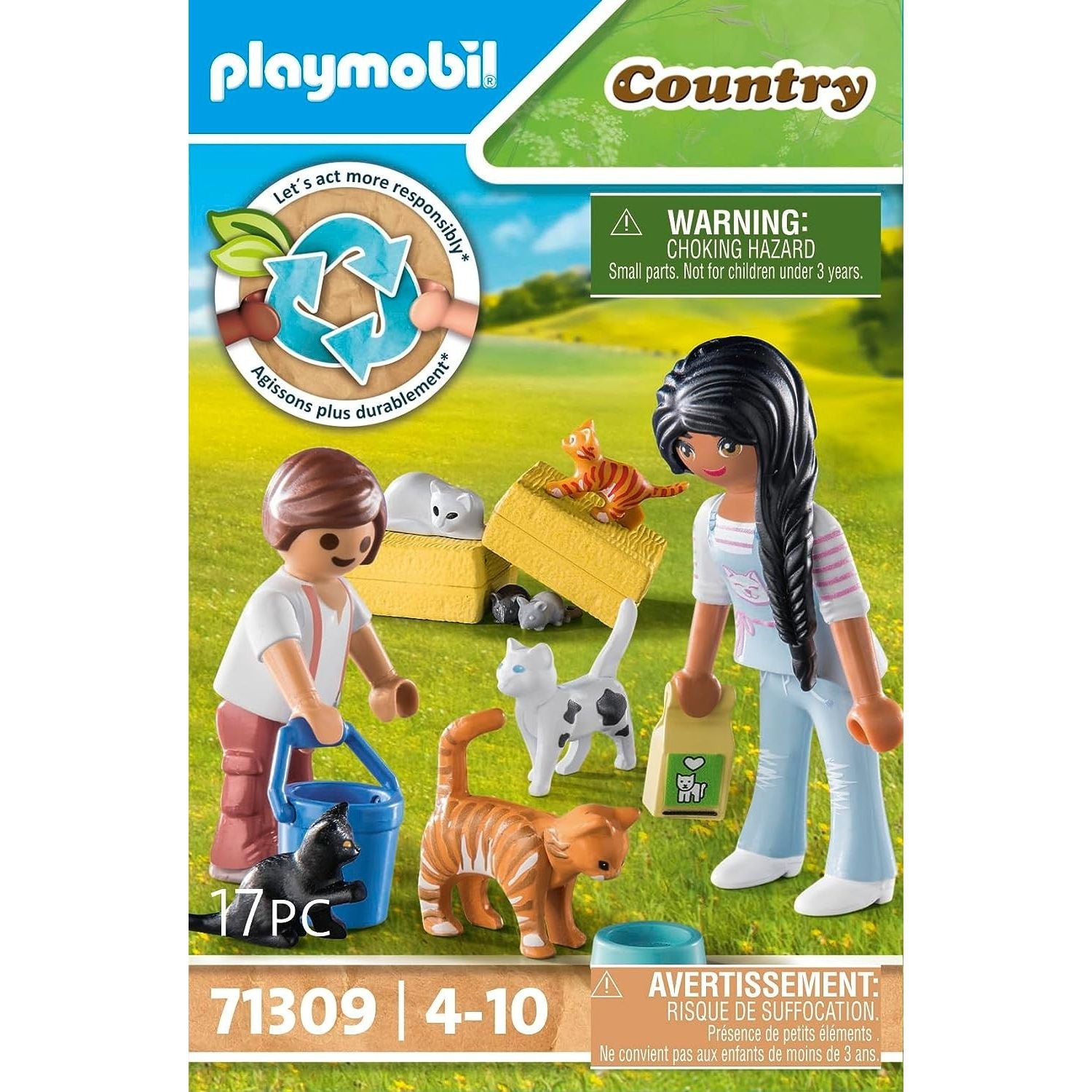 Playmobil Country Famiglia di Gatti