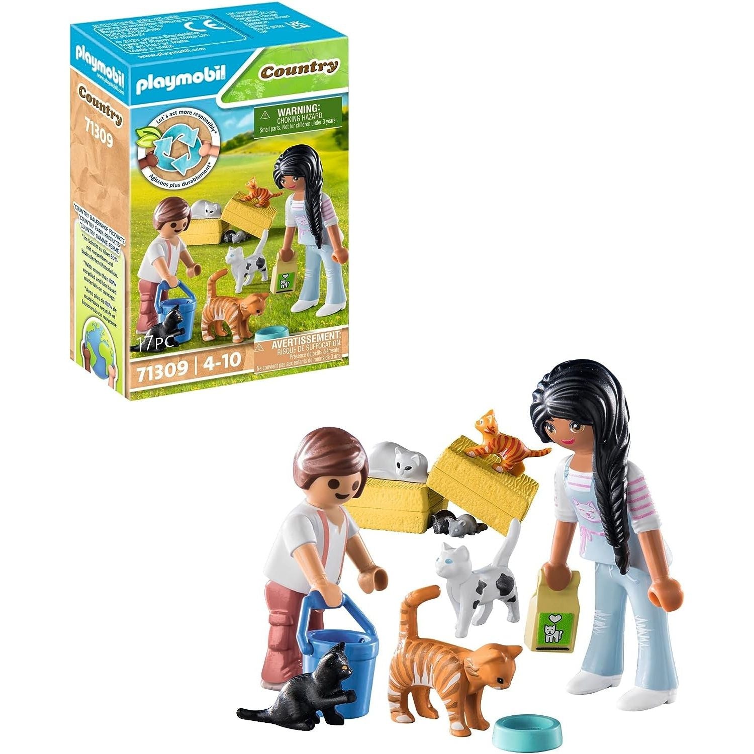 Playmobil Country Famiglia di Gatti