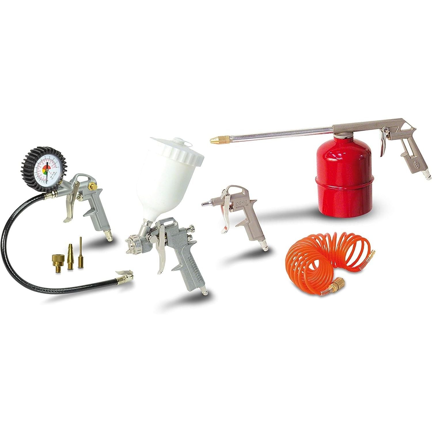 Stanley Set Per Aria Compressa Kit 8 Pezzi Accessori Compressore