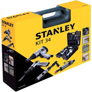 Stanley Set Utensili Pneumatici Kit 34 Pezzi Per Compressore Ad Aria