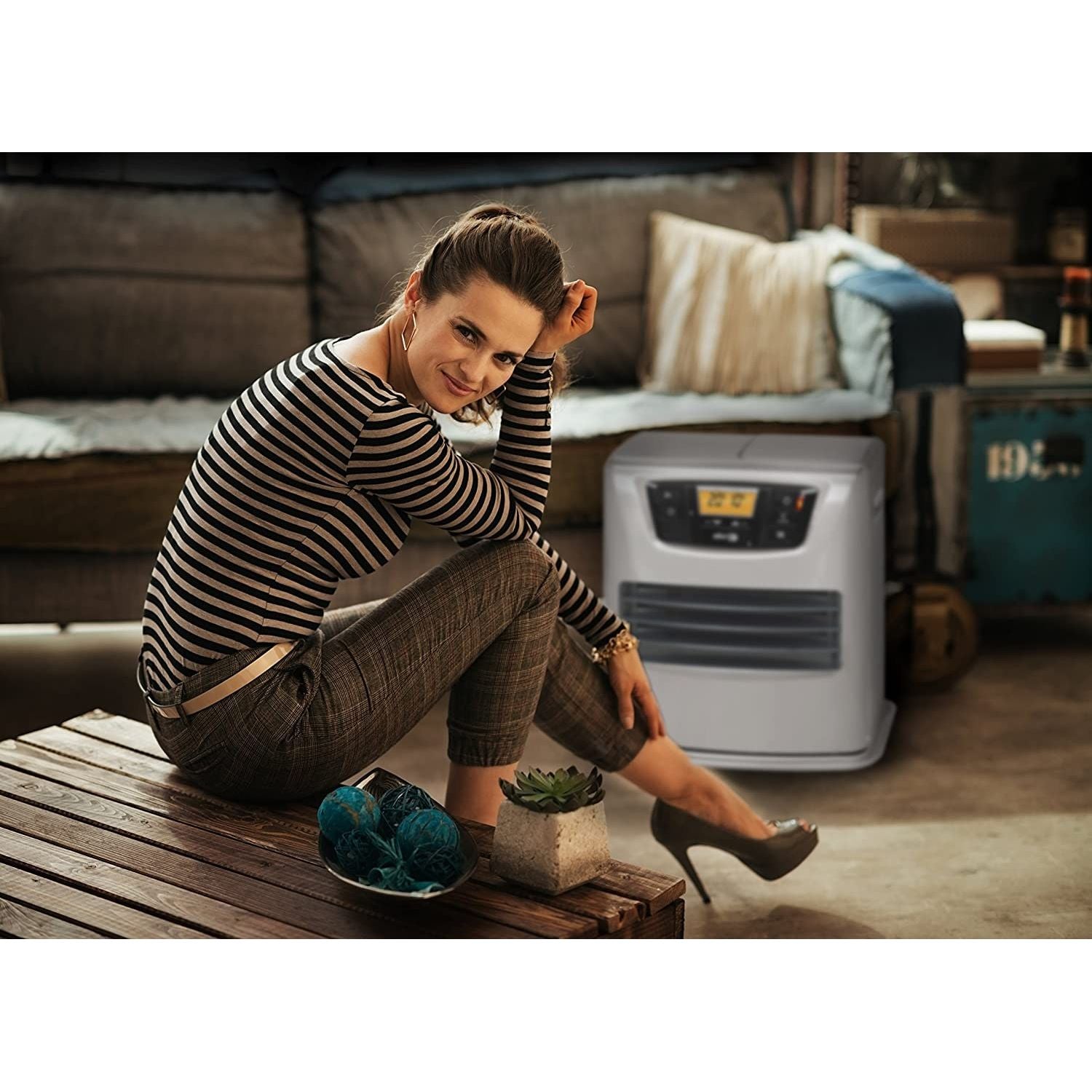 Zibro LC 135 Stufa a Combustibile Elettronica, Portatile