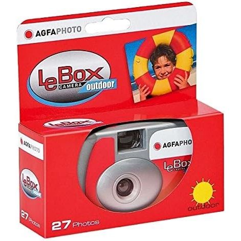 AgfaPhoto Usa e Getta LeBox 400 27 Foto, Senza Flash (Confezione da 1)