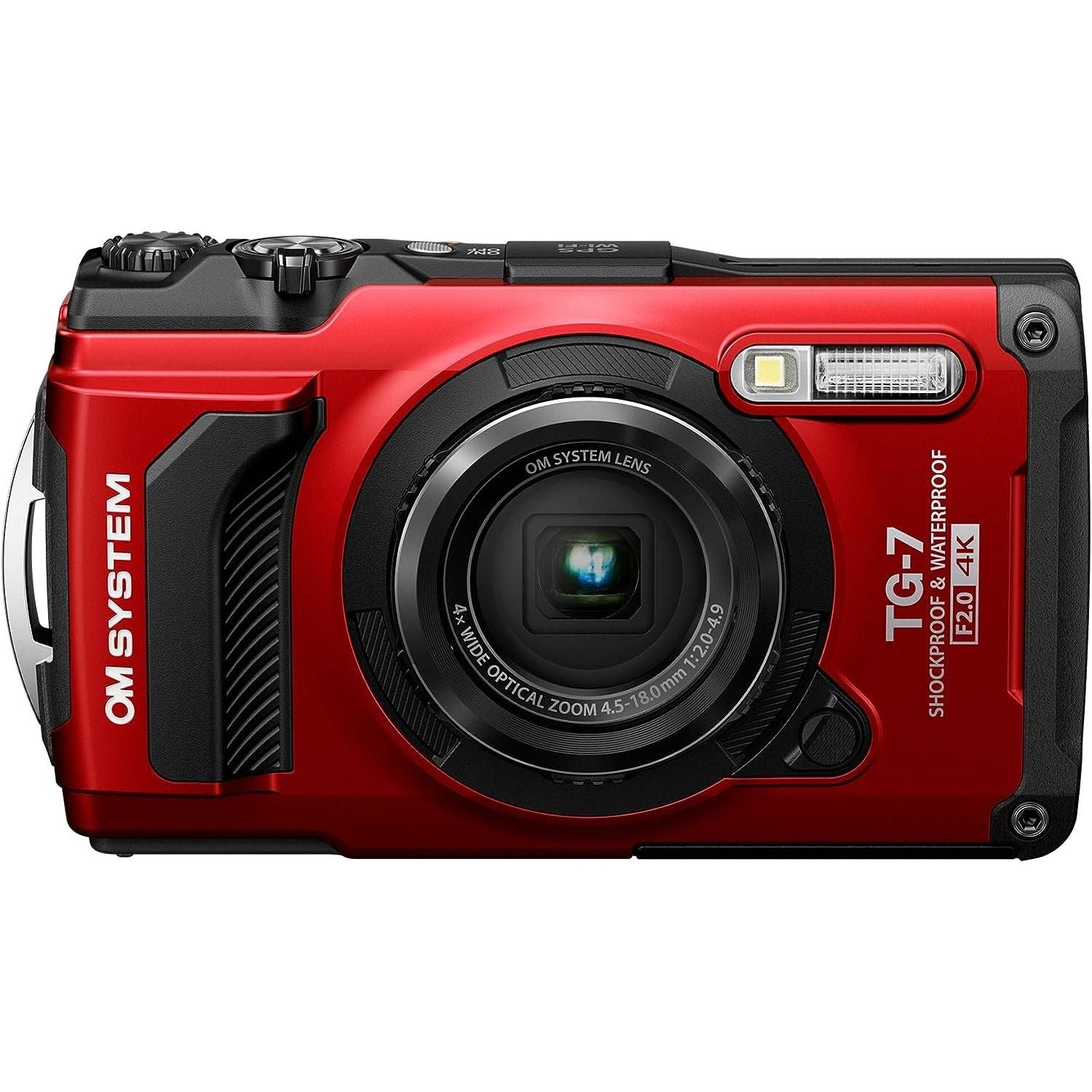 Olympus Tough TG-7 (Red) - GARANZIA ITALIA POLYPHOTO 2 ANNI