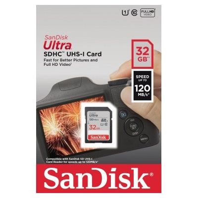 SanDisk Ultra SD Card (32GB) GARANZIA UFFICIALE 10 ANNI