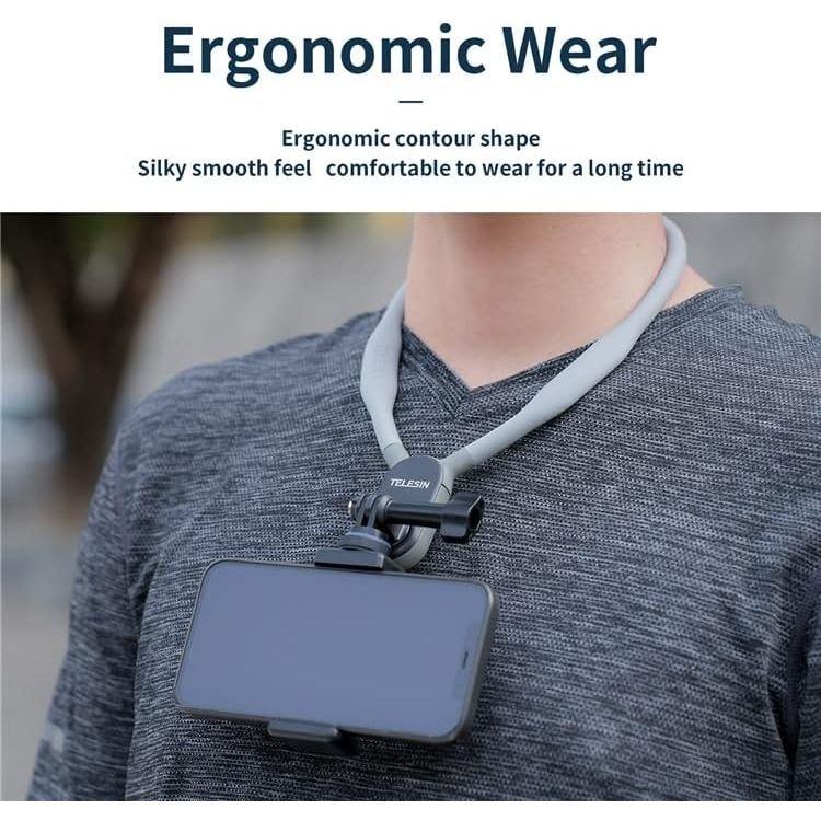 Telesin SUPPORTO A COLLANA MAGNETICO per Insta360 e GoPro