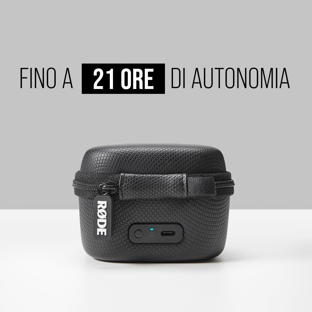 RODE WIRELESS GO II CHARGE CASE GARANZIA UFFICIALE NITAL