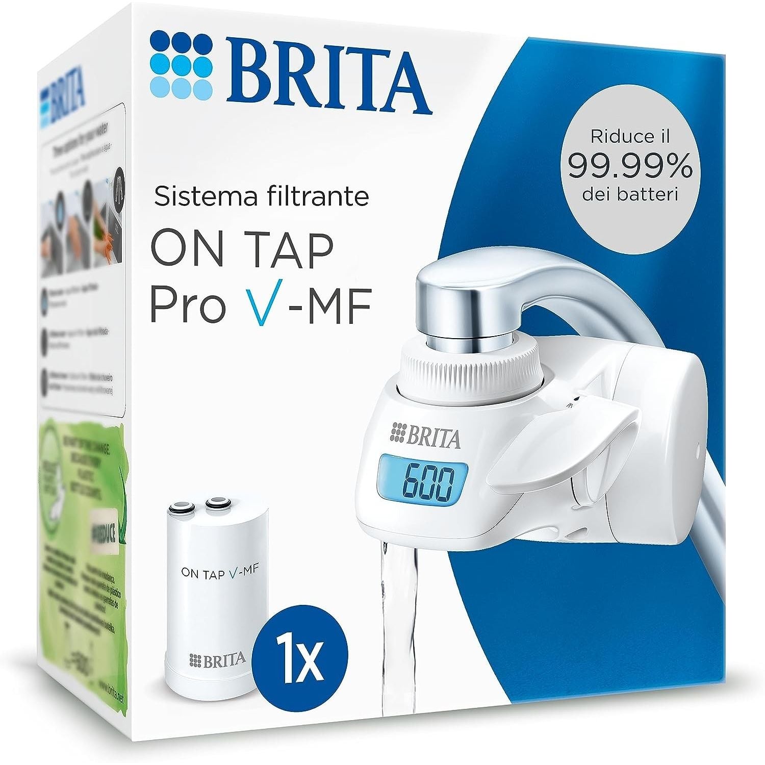 Brita Sistema filtrante On Tap Pro V-MF Per il Rubinetto - 1 Filtro incluso nella confezione
