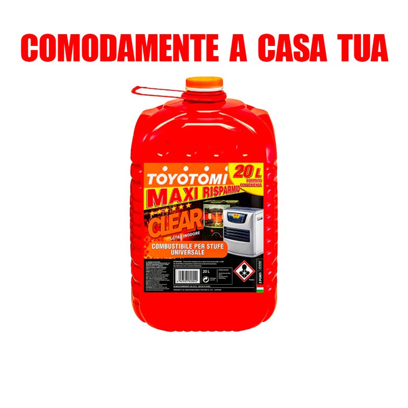 TOYOTOMI Tanica Clear 20 Lt Combustibile Per Stufe (Confezione da 1)