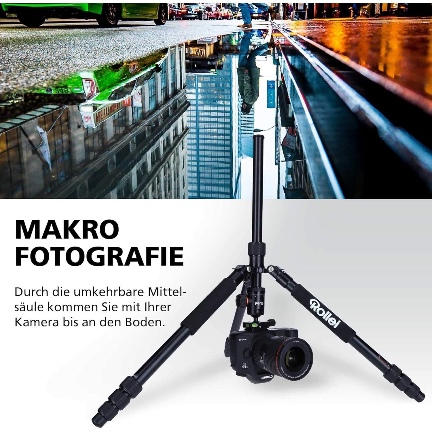 ROLLEI TREPPIEDE C5I BLACK ALLUMINIO