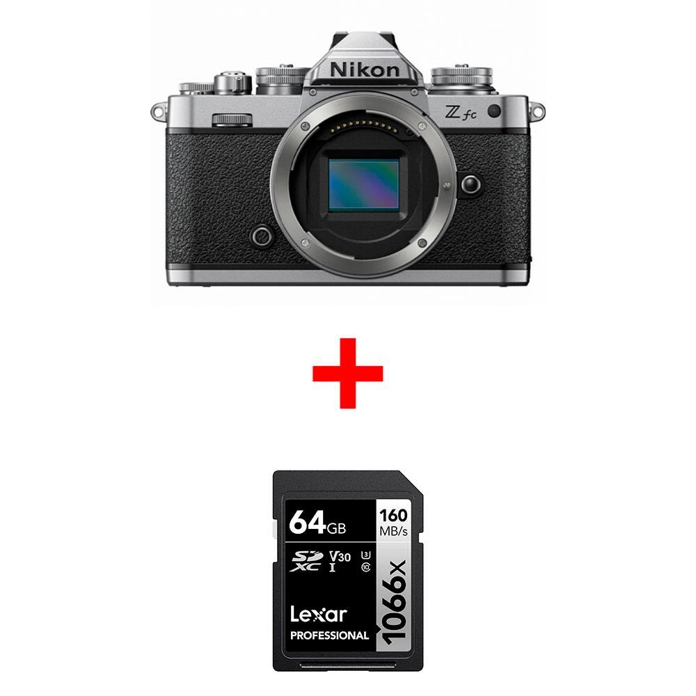 Nikon Z FC Body + SD 64GB 1066X Pro OMAGGIO GARANZIA NITAL 4 ANNI