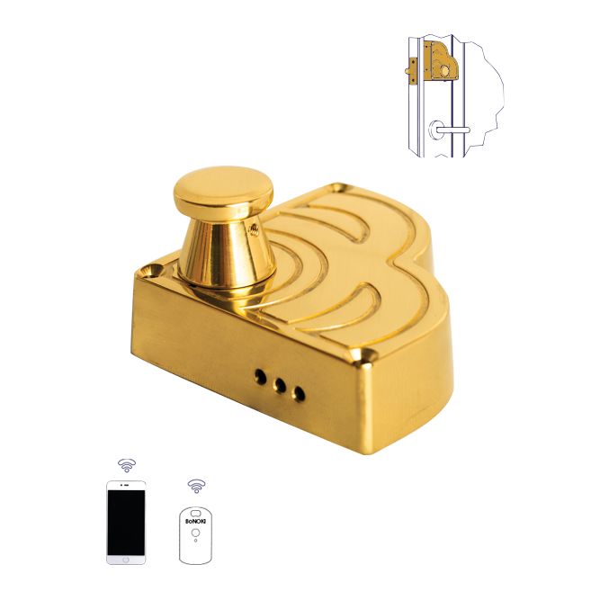 Biennebi SERRATURA SMART BoNOKi IN OTTONE MASSICCIO NUOVO MODELLO 2022 MM 60 Dx