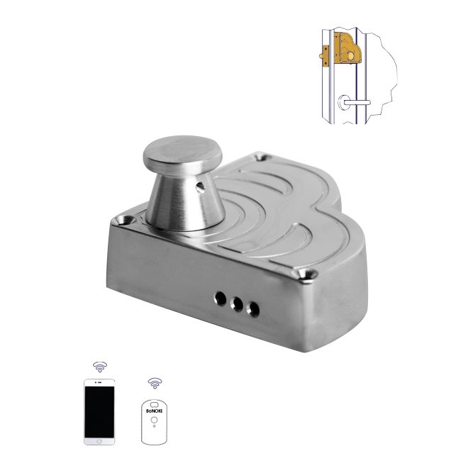 Biennebi SERRATURA SMART BoNOKi IN OTTONE MASSICCIO NUOVO MODELLO 2022 MM 60 Dx