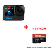 GoPro HERO 12 Black - GARANZIA UFFICIALE 2 ANNI ITALIA+OMAGGIO SanDisk micro SD 128GB