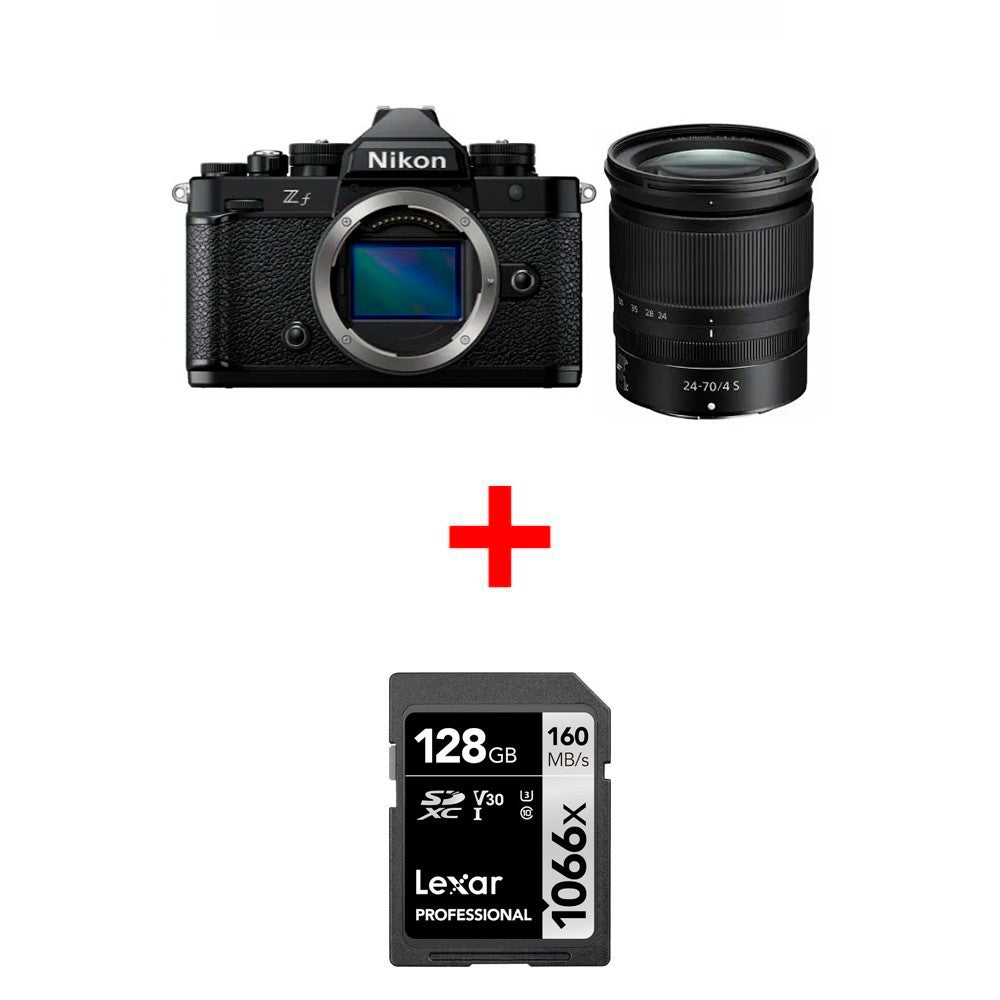 Nikon Z F + 24-70mm F4 S + SDXC 128GB 1066X V30 OMAGGIO NITAL 4 ANNI