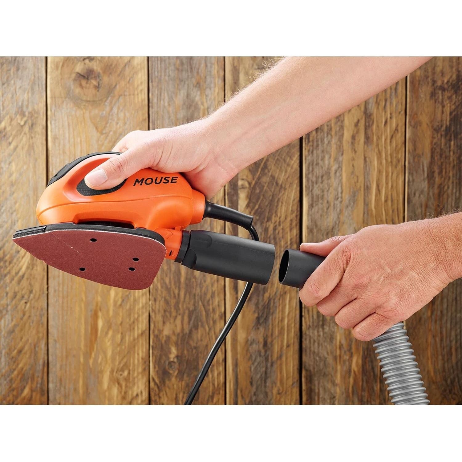 Black+Decker Levigatrice Mouse Multifunzione 55W BEW230BC-QS Con 15 Accessori e Softbag