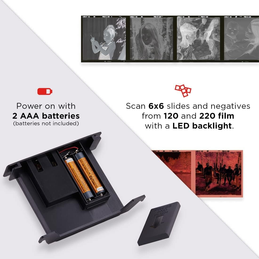 Kodak 6X6 MOBILE FILM SCANNER GARANZIA ITALIA POLYPHOTO 2 ANNI