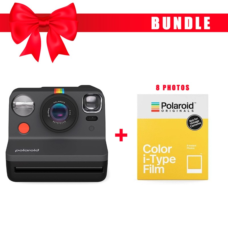 Polaroid Now Gen 2 Black Bundle GARANZIA 2 ANNI UFFICIALE NITAL ITALIA