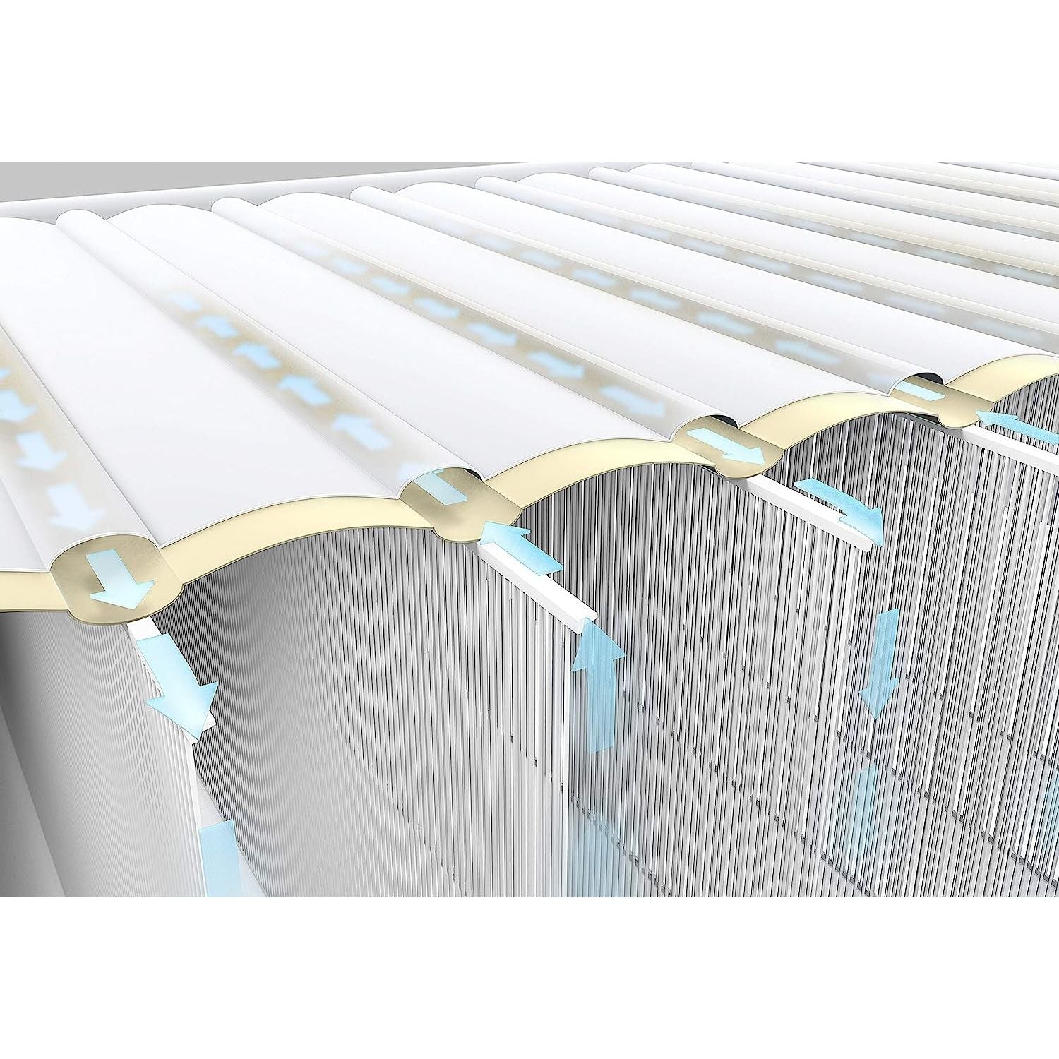 Intex 67770 Materasso Casa Matrimoniale Dura Beam Tecnologia Fiber-Tech Con Pompa Elettrica Inclusa Cm 152x203x33 USATO