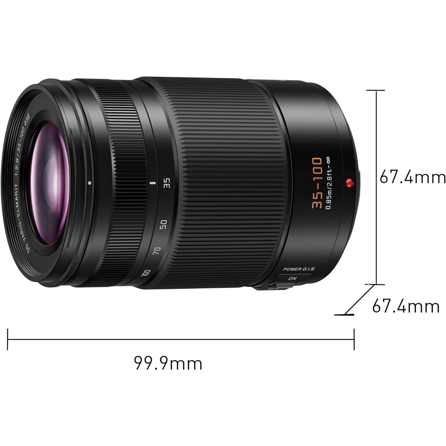 Panasonic Ob. DGVARIO-ELMARIT 35-100mm F2.8 OIS GARANZIA ITALIA FOWA 4 ANNI