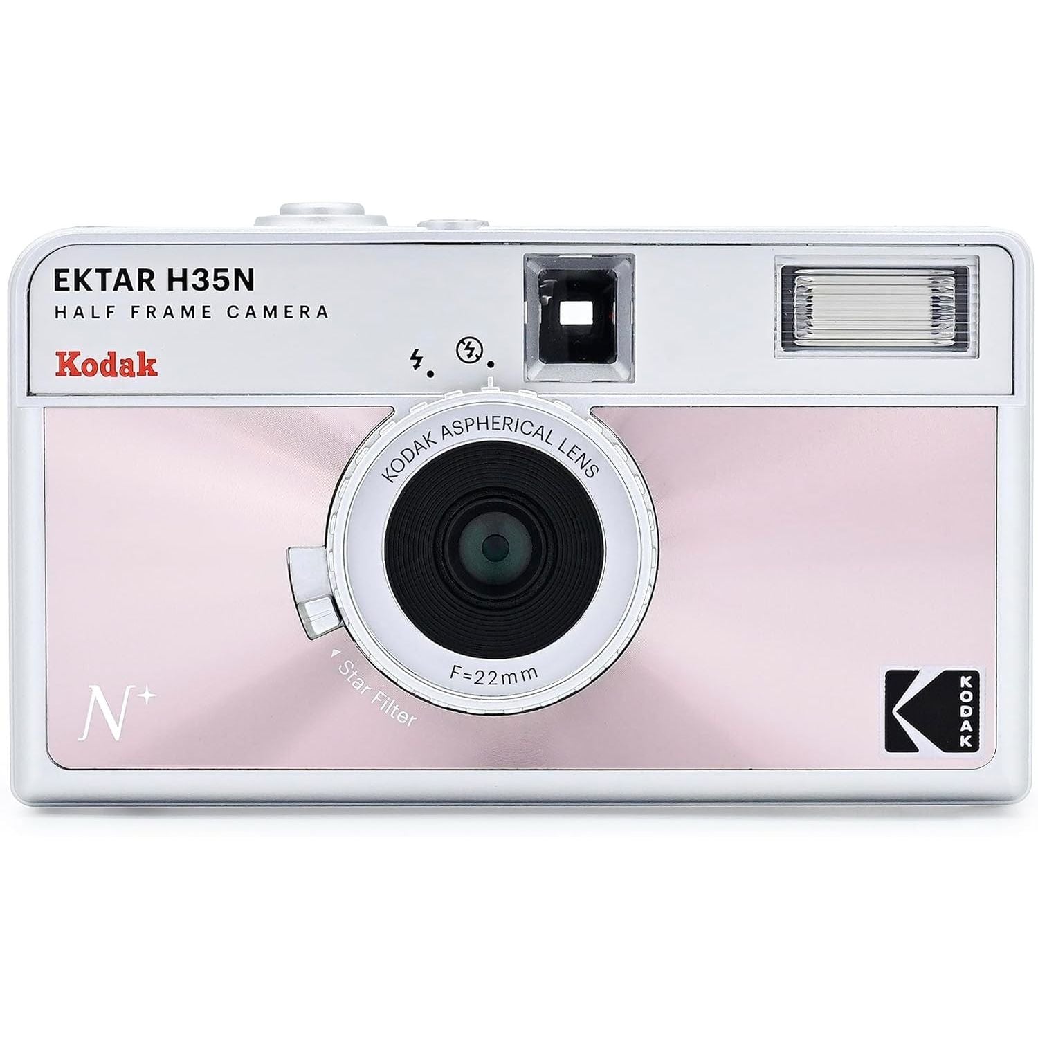 Kodak Film Camera Analogica Ektar H35N GLAZED PINK HAL FRAME GARANZIA UFFICIALE ITALIA 2 ANNI