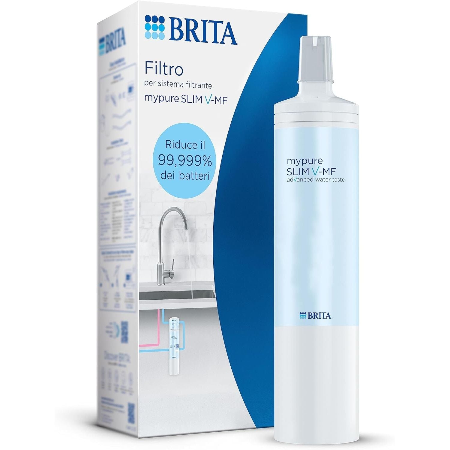 Brita mypure SLIM V-MF Ricambio filtro per acqua